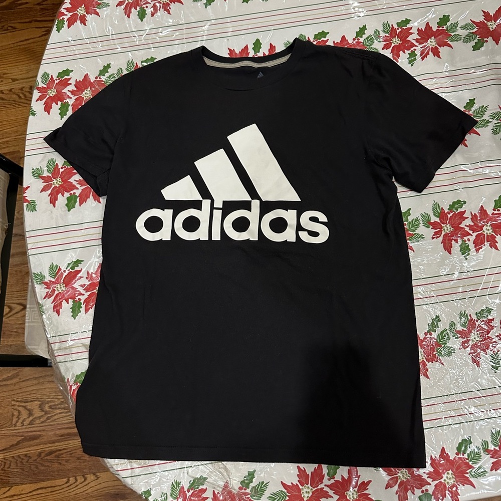 adidas black tee
